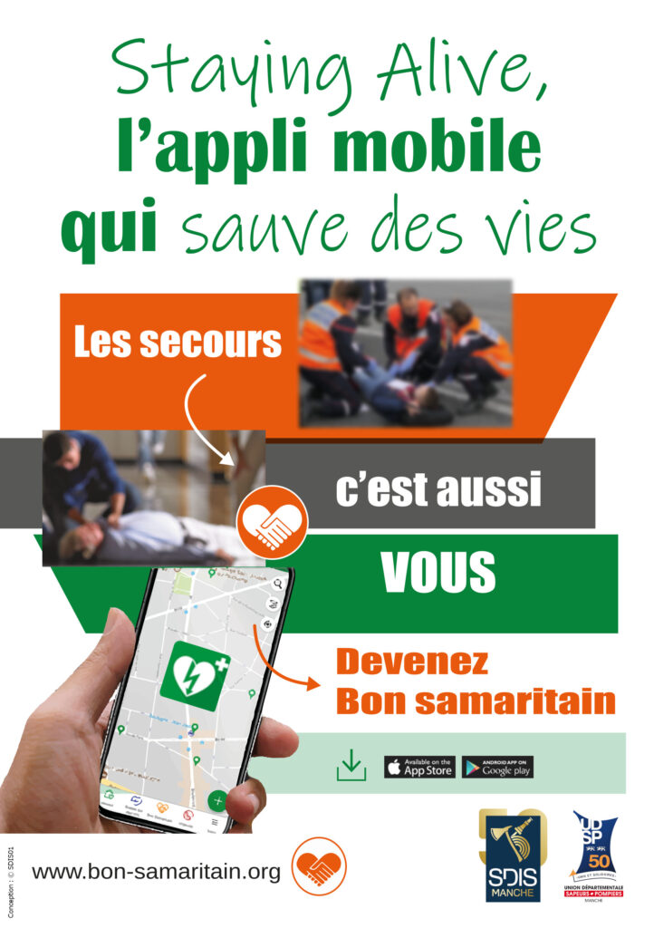 l'application mobile, staying alive