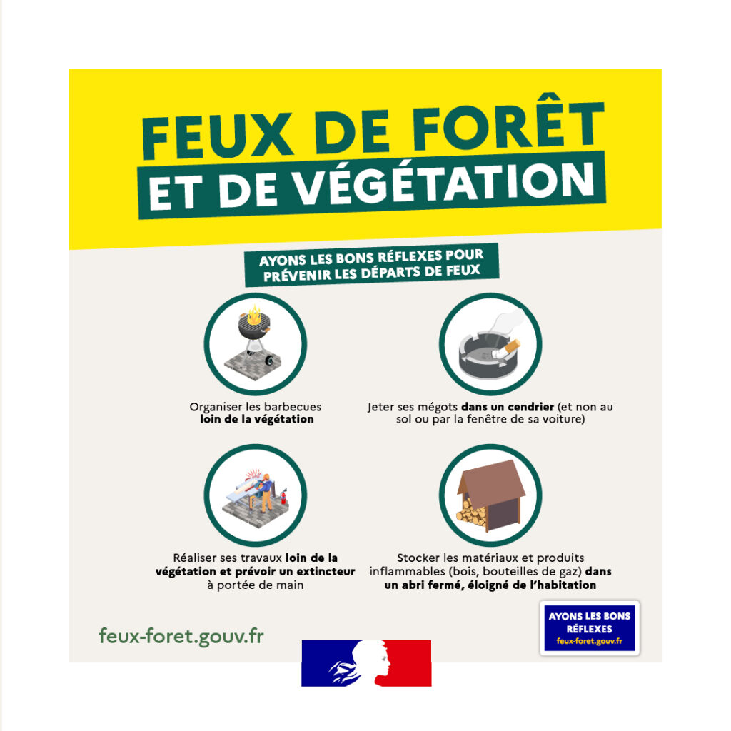 conseils feux de forêt et de végétation