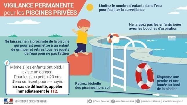 conseils vigilance pour les piscines privées