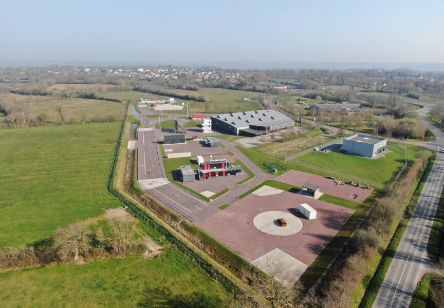 centre départemental de formation - vue aérienne