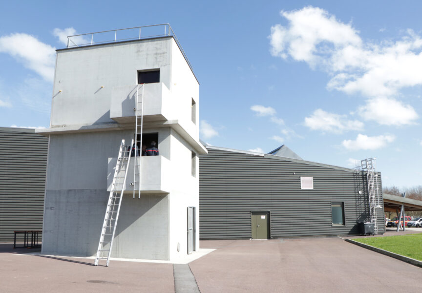 centre départemental de formation - tour d'incendie optimisée