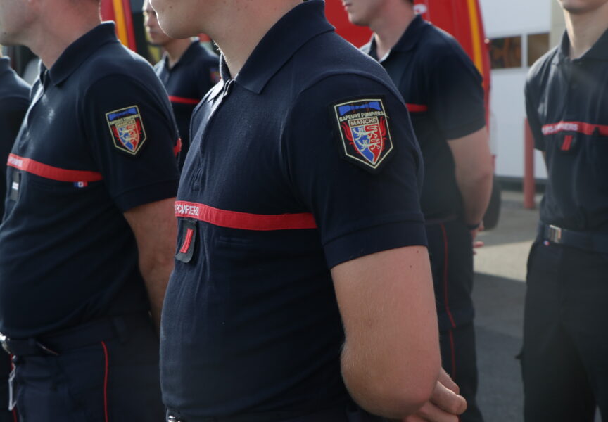 sapeurs-pompiers -écusson sdis 50