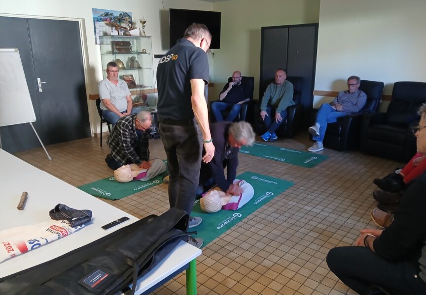 Sensibilisation des encadrants des clubs sportifs de la Manche aux gestes qui sauvent