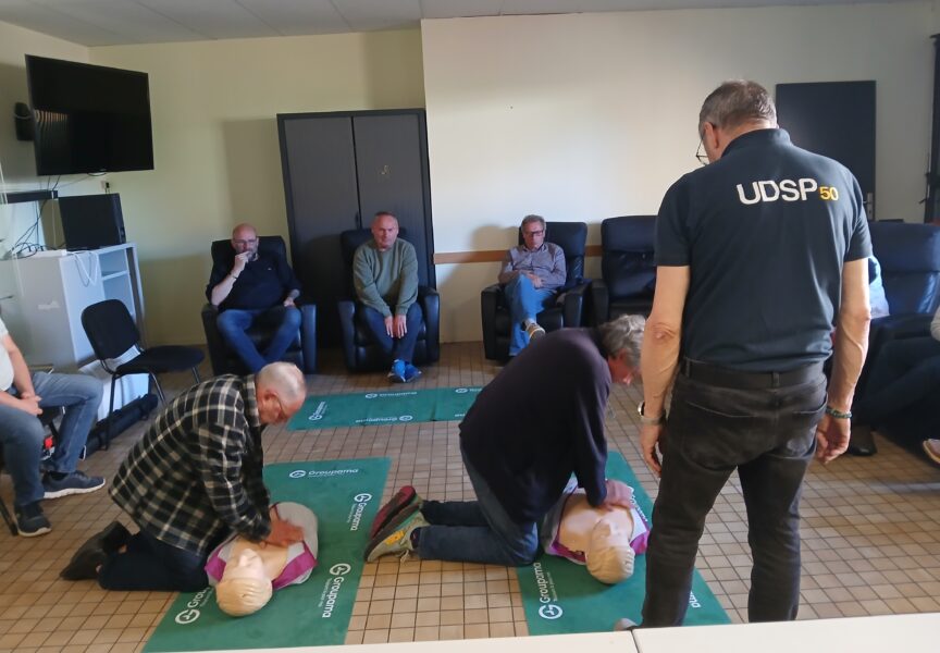 Sensibilisation des encadrants des clubs sportifs de la Manche aux gestes qui sauvent