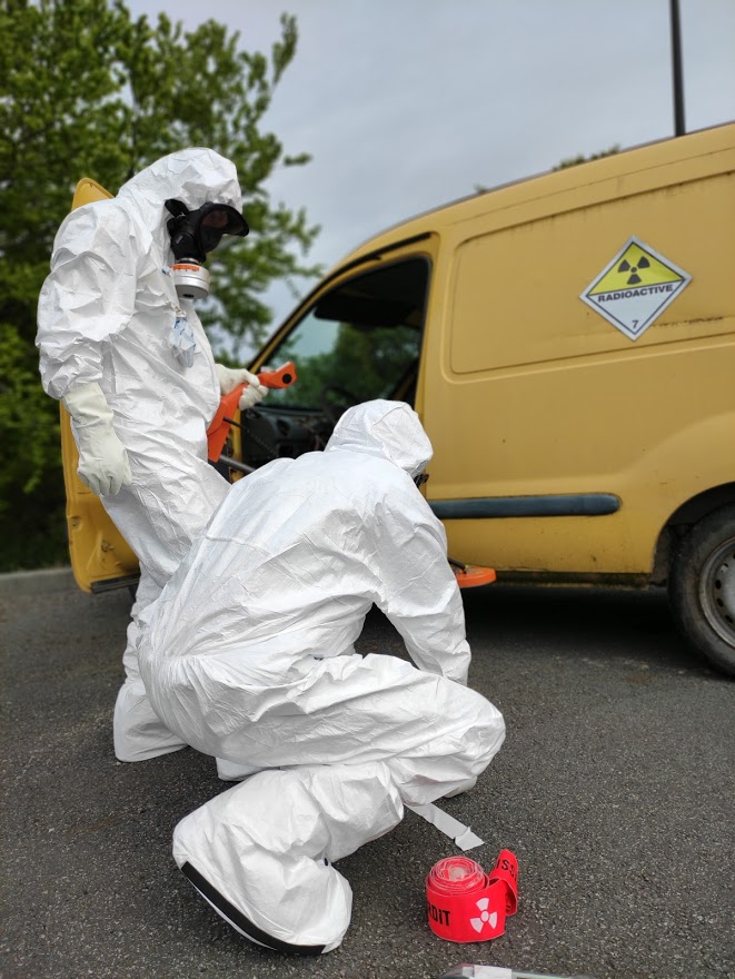sapeurs-pompiers spécialisés en risque radiologique