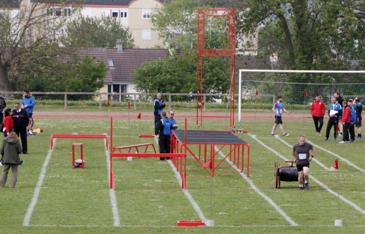 parcours sportif des sapeurs-pompiers