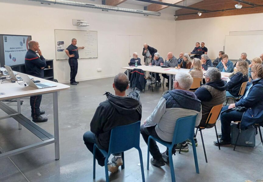 Rencontre élus (maires du département) - Journée résilience au centre départemental de formation - Atelier prévention