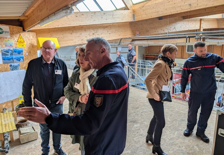Rencontre élus (maires du département) - Journée résilience - Visite du centre départemental de formation