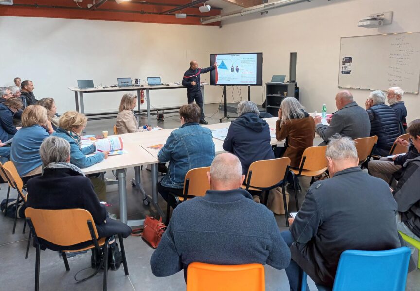 Rencontre élus (maires du département) - Journée résilience au centre départemental de formation - Atelier DECI