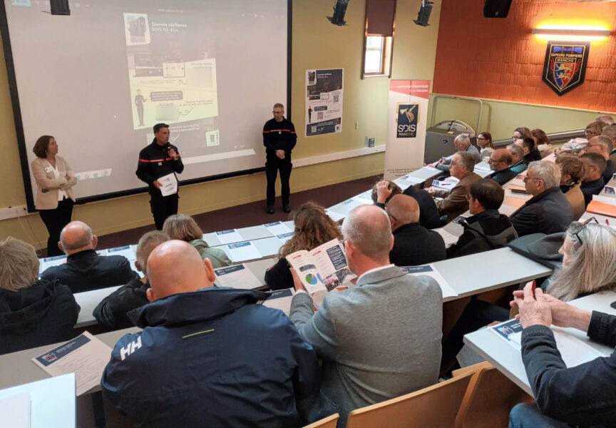 Rencontre élus (maires du département) - Journée résilience au centre départemental de formation
