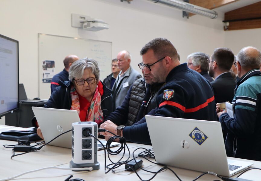 Rencontre élus (maires du département) - Journée résilience au centre départemental de formation - Atelier DECI