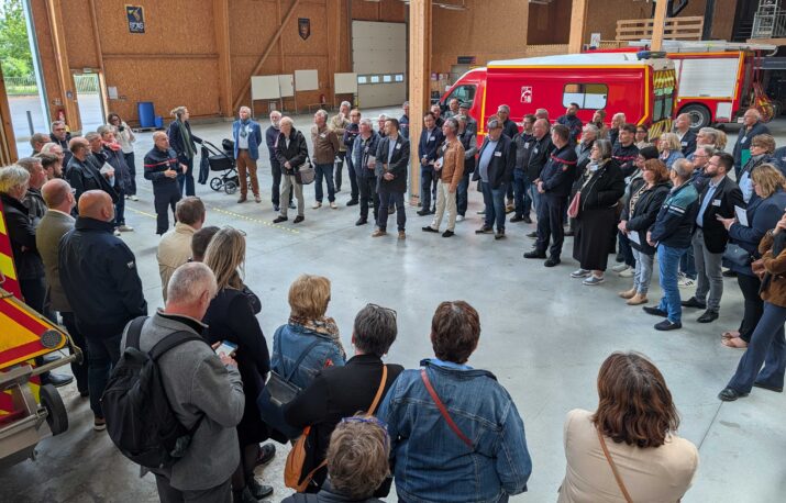 Rencontre élus (maires du département) - Journée résilience - Visite du centre départemental de formation
