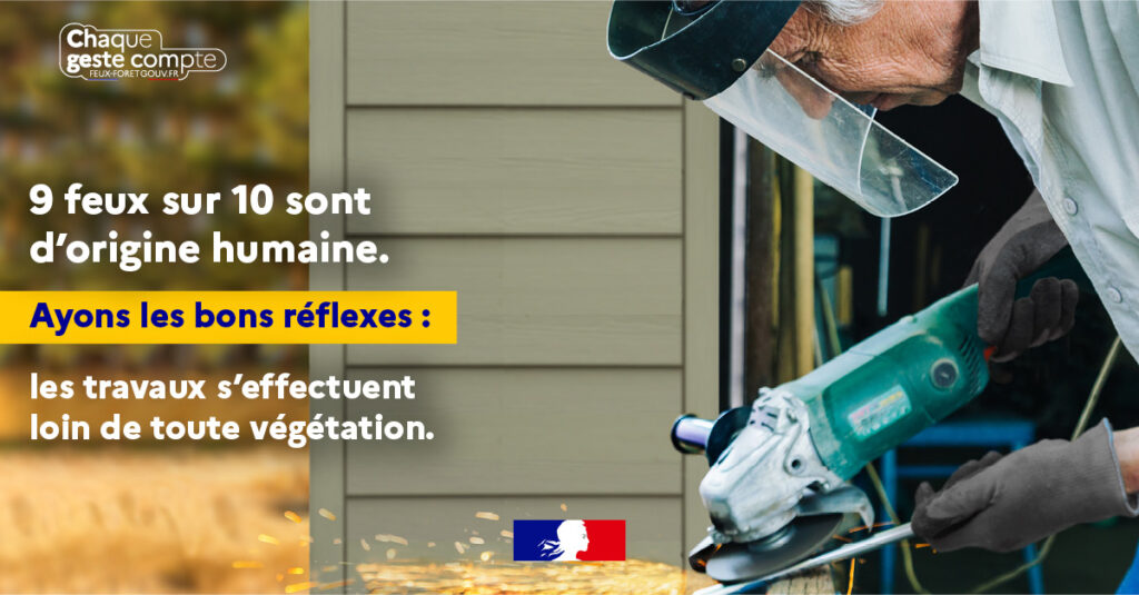 Visuel prévention feux de végétation