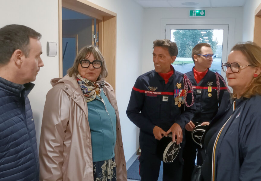 Inauguration du centre d'incendie et de secours de Brécey