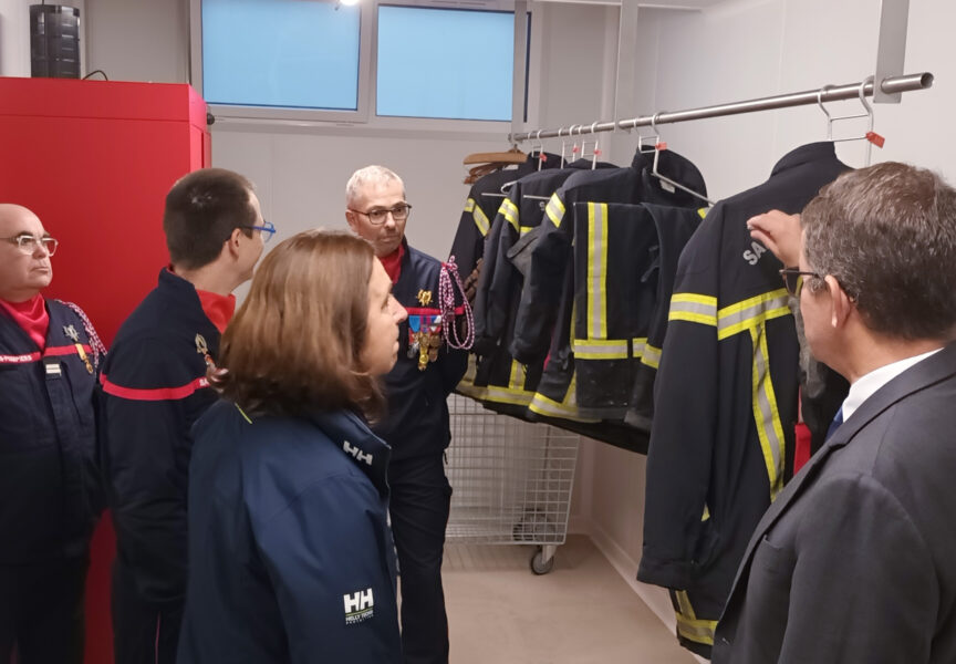 Inauguration du centre d'incendie et de secours de Brécey