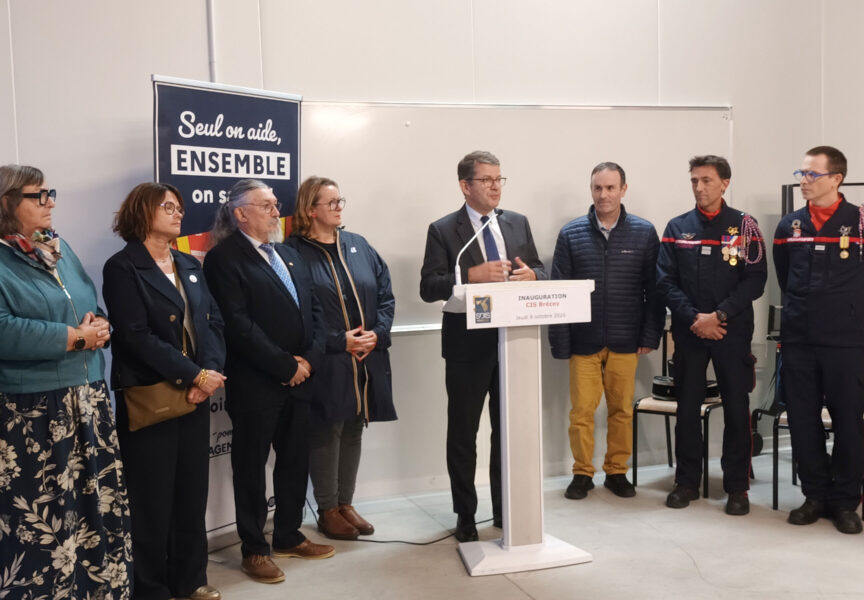 Inauguration du centre d'incendie et de secours de Brécey