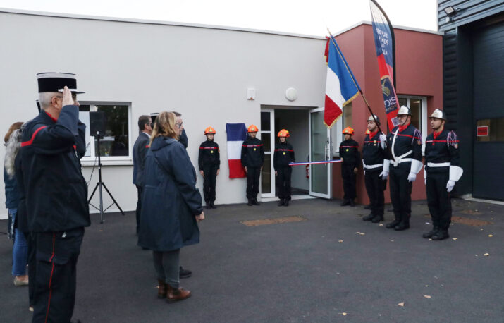 Inauguration du centre d'incendie et de secours de Brécey