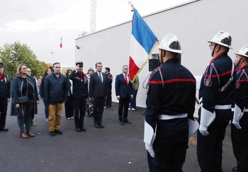 Inauguration du centre d'incendie et de secours de Brécey